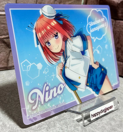 The Quintessential Quintuplets Nino Sailor Costume Plastic Mini Desk-Pad JAPAN