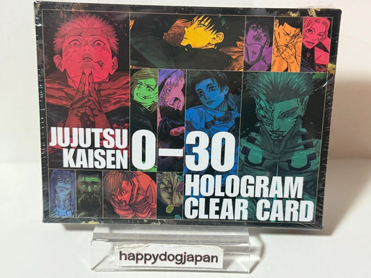 JUJUTSU KAISEN 0-30 Hologram Clear Card Weekly Jump LIMITED From JAPAN Sealed