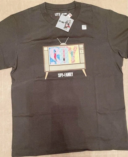 SPY X FAMILY Uniqlo UT 2nd Ed. Adult T-shirt Anya Roid Yoru L (US M) size JAPAN