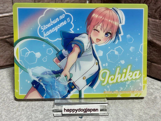 The Quintessential Quintuplets Ichika Sailor Costume Plastic Mini Desk-Pad JAPAN