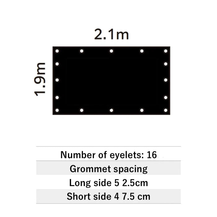 Waterproof Cover Japanese KEI MINI TRUCK [Black] Sambar Carry Minicab Acty Hijet