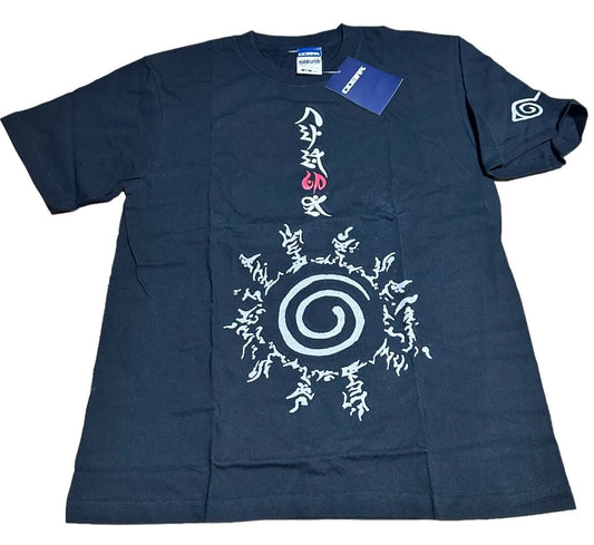 COSPA NARUTO Nine Tail Fox Seal Formulation 八卦の封印式 T-Shirt M Size Black JAPAN