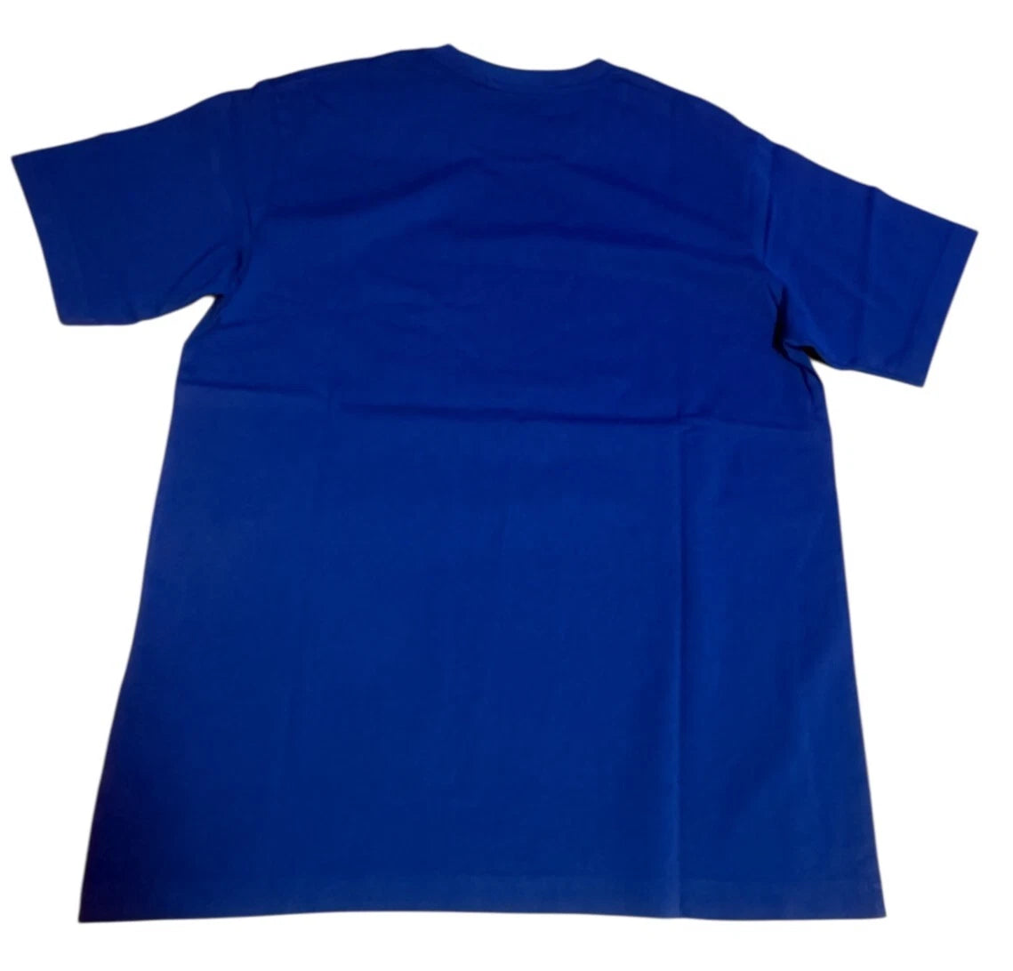 SUPER MARIO BRO. Uniqlo 2025 T-shirt regular Clay pipe Blue Size L From JAPAN