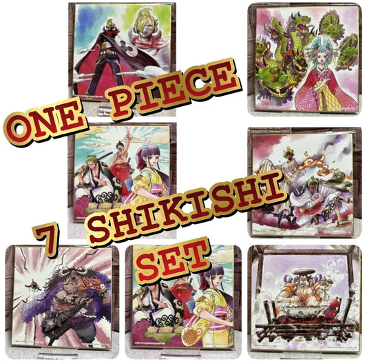 ONE PIECE Shikishi WA-NO-KUNI Series Paper Color Board 7 types Ichibankuji JAPAN