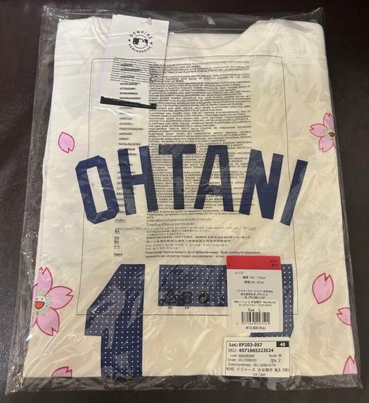 SHOHEI OTANI MLB Tokyo Series Murakami Takashi Design Dodgers T-Shirt L size JPN