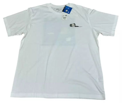 UNIQLO x KAWS 2023 Art Book Ver. T-shirt White/Blue Size XL (US L) From JAPAN