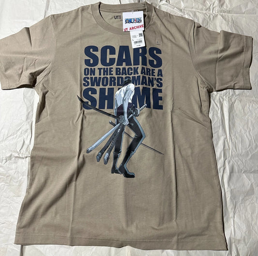 ONE PIECE Uniqlo UT graphic T-shirt regular crew neck Roronoa Zoro L size JAPAN