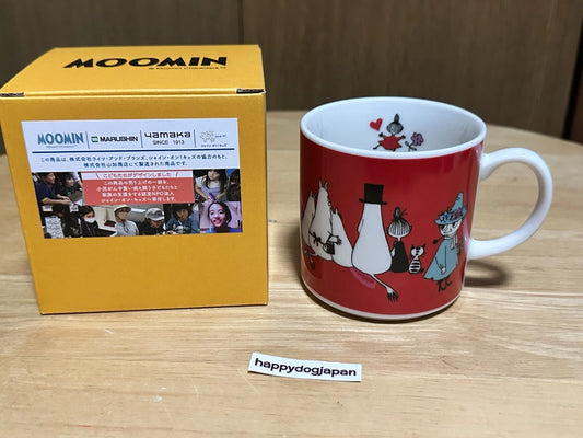 Moomin official mug Shine On! Kids going out together NEW MM8301-11 From JAPAN