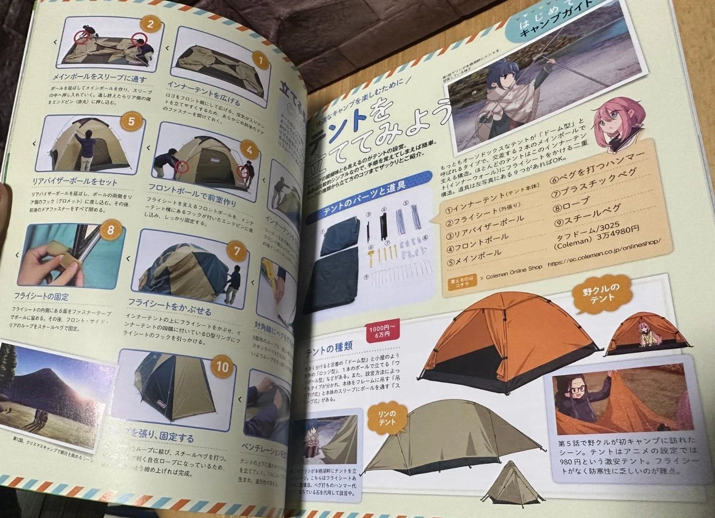 Japanese Book Rurubu Laid-Back Camp Thorough Guide to All Anime Routes JAPAN