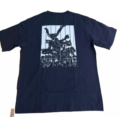 UNIQLO Pokemon Masters Trainers EX T-shirt Oversize Fit size M Black JAPAN
