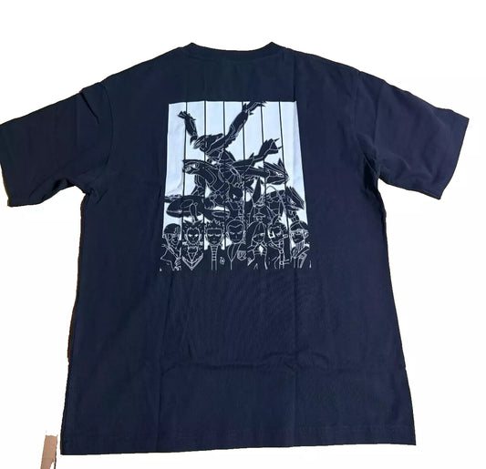 UNIQLO Pokemon Masters Trainers EX T-shirt Oversize Fit size M Black JAPAN