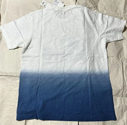 UNIQLO 2023 Ukiyoe Japanese Art Waves T-shirt White & Navy Size L From JAPAN