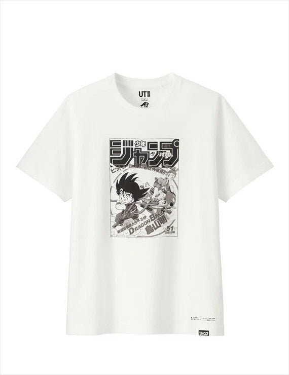 UNIQLO x DRAGON BALL T-shirt M JUMP 50th Anniversary Akira Toriyama JAPAN