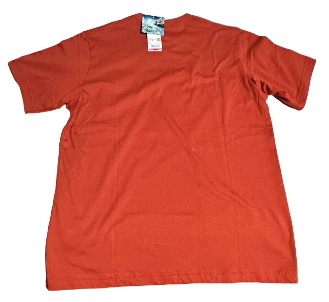 UNIQLO x The Legend of Zelda Tears of the Kingdom T-shirt L size Orange JAPAN