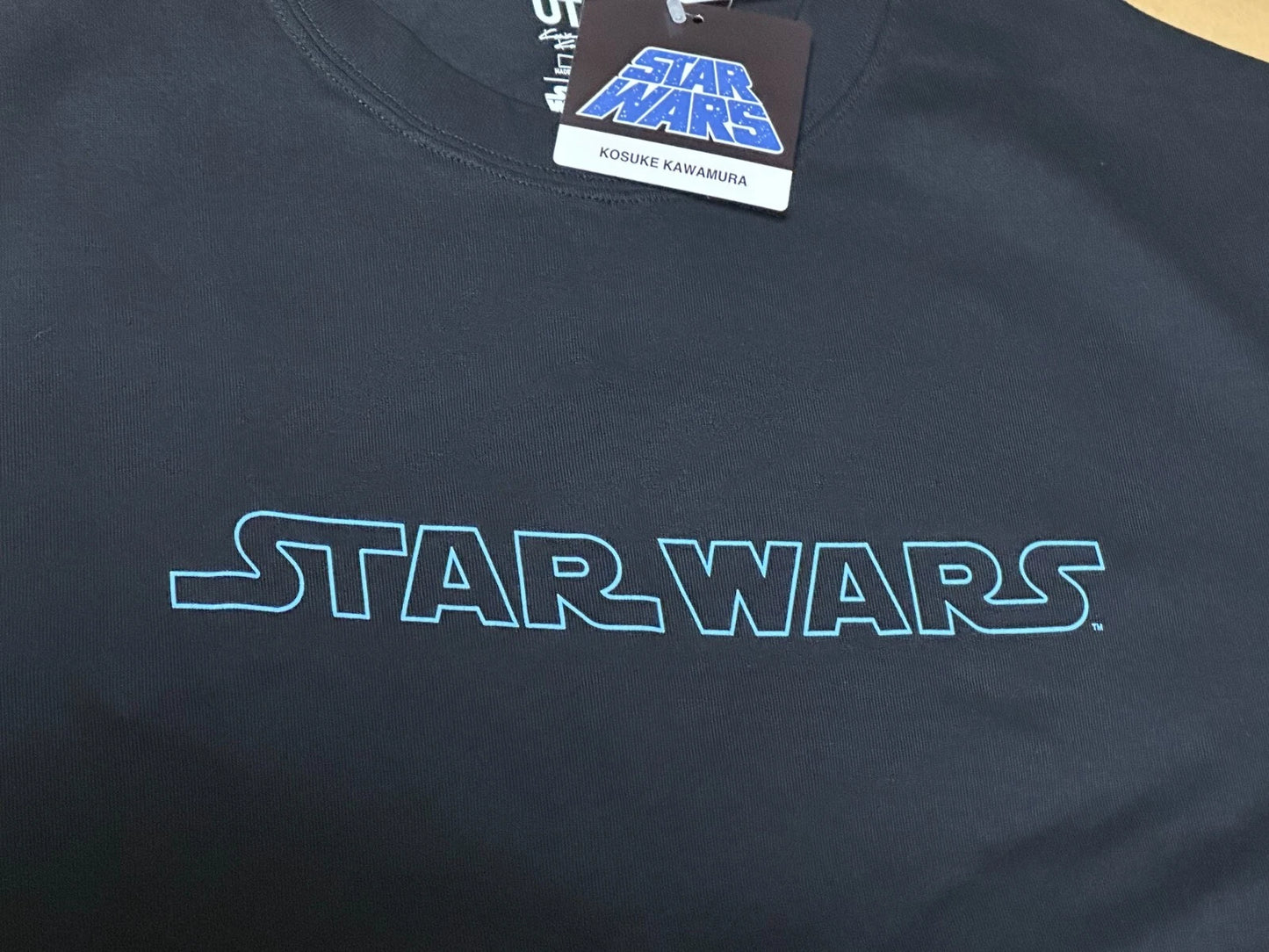 UNIQLO STAR WARS T-Shirt Kosuke Kawamura L Black THE JEDI Oversized fit JAPAN