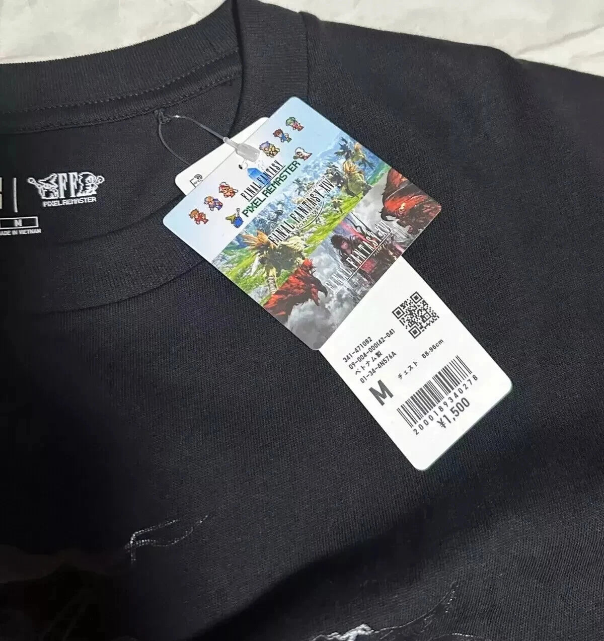 UNIQLO x Final Fantasy XVI Goblins T-shirt M size black NEW From JAPAN