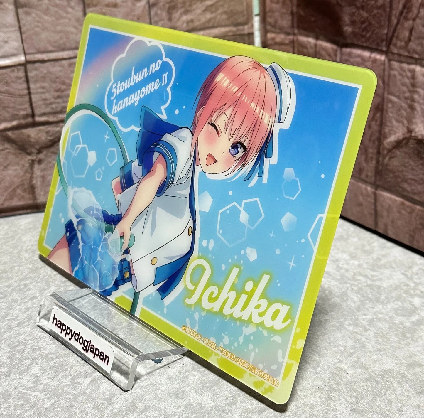 The Quintessential Quintuplets Ichika Sailor Costume Plastic Mini Desk-Pad JAPAN