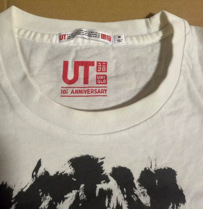 UNIQLO x Takehiko Inoue Vagabond T-shirt size M White Used good condition JAPAN