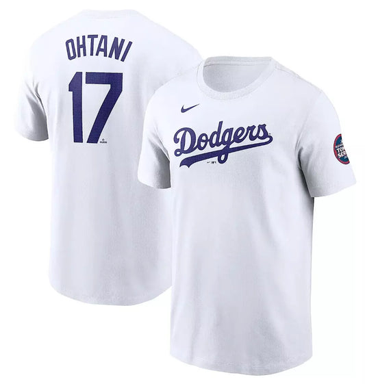 NIKE SHOHEI OTANI MLB Tokyo Series Dodgers T-Shirt L size White From JAPAN