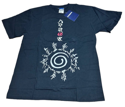 COSPA NARUTO Nine Tail Fox Seal Formulation 八卦の封印式 T-Shirt M Size Black JAPAN