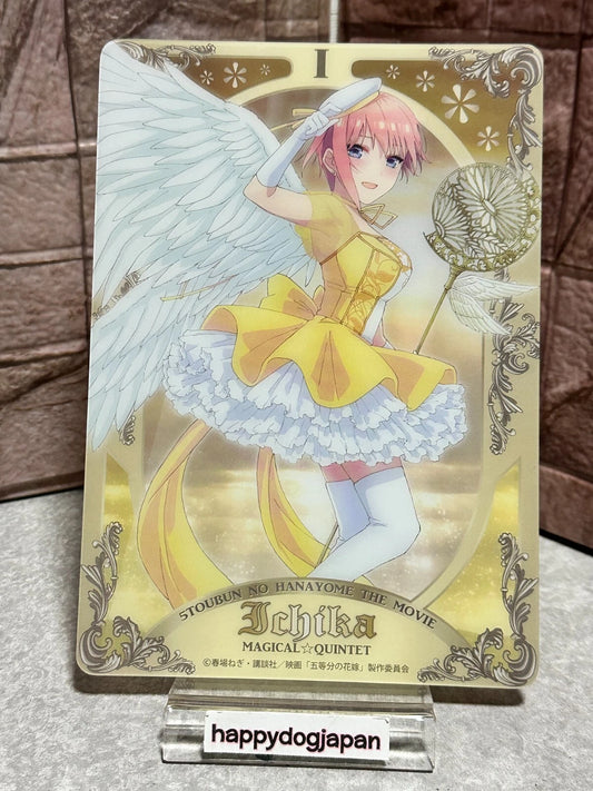 The Quintessential Quintuplets Magical Quintet Angel Plastic Mini Desk-Pad JAPAN