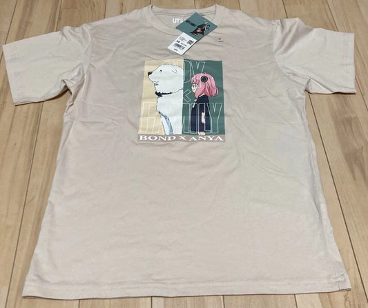 SPY X FAMILY Uniqlo UT 2nd Ed. Kids T-shirt Anya & Bond 160 cm JAPAN
