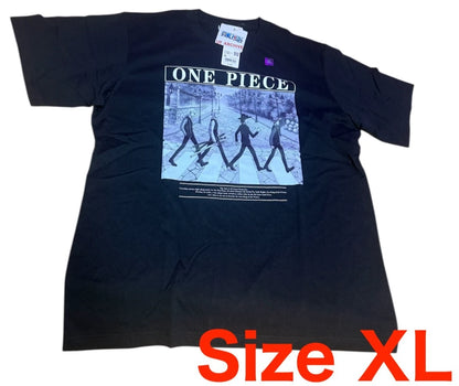 ONE PIECE x Uniqlo 2025 T-shirt Abbey Road Regular Black XL size From JAPAN