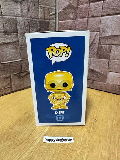Funko Pop Star Wars Metallic Chrome C-3PO Exclusive 2015 SDCC Comic Con From JP