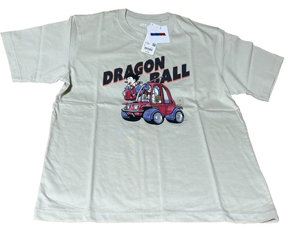 DRAGON BALL Uniqlo UT graphic 2025 T-shirt regular crew neck Natural L JAPAN