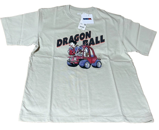 DRAGON BALL Uniqlo UT graphic 2025 T-shirt regular crew neck Natural L JAPAN