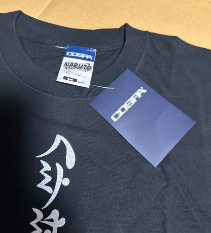 COSPA NARUTO Nine Tail Fox Seal Formulation 八卦の封印式 T-Shirt M Size Black JAPAN