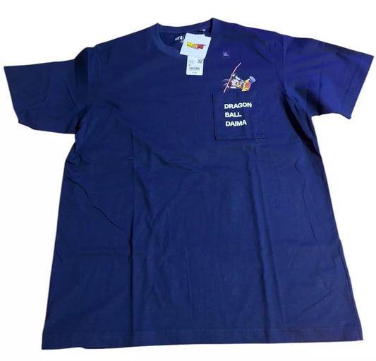 DRAGON BALL DAIMA Uniqlo UT graphic 2025 T-shirt NAVY with pocket XL size JAPAN