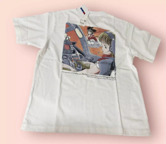 DRAGON BALL Uniqlo UT graphic 2025 T-shirt regular Goku Bulma White XL JAPAN