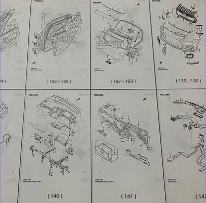 SUZUKI Parts Catalog ZC33S Swift Sport 2017 SEP Replenished Part List from Japan