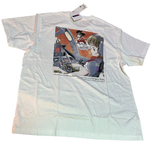 DRAGON BALL Uniqlo UT graphic 2025 T-shirt regular Goku Bulma White XXL JAPAN
