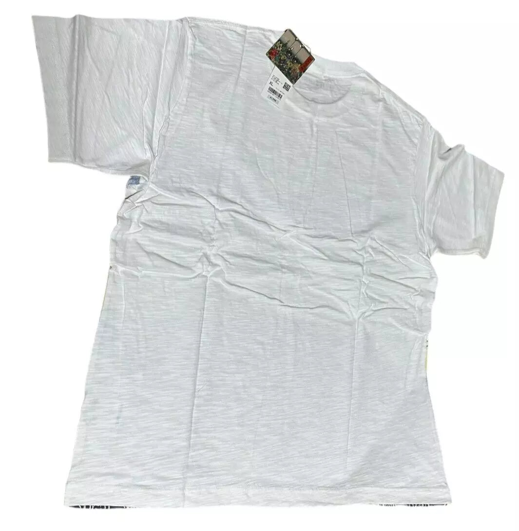 UNIQLO 2024 Ukiyoe Mt.Fuji & Townscape design T-shirt White Size XL From JAPAN