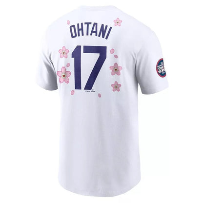 SHOHEI OTANI MLB Tokyo Series Murakami Takashi Design Dodgers T-Shirt L size JPN